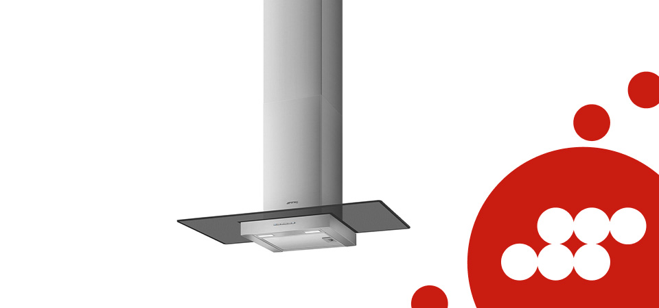 На какой высоте вешать вытяжку Smeg