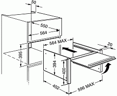 Дверца для микроволновой печи Smeg PMO800PO9