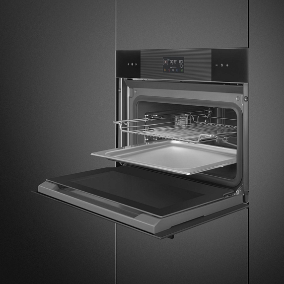 Компактный духовой шкаф с пароваркой Smeg SO4102S3B3 preview 12