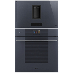 Комплект Smeg Linea серый (HOBD182DG, SO6104APG)