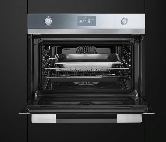 Компактный духовой шкаф с пароваркой Smeg SF4120VC preview 2