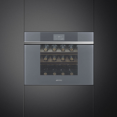 Встраиваемый холодильный шкаф для вина Smeg CVI118RWS2