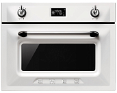 Компактный духовой шкаф с СВЧ Smeg SF4920MCB