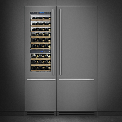 Встраиваемый холодильный шкаф для вина Smeg WI66LS