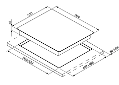 Варочная панель Smeg PV640N