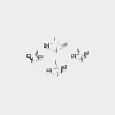 Набор решеток Smeg KPDSN60L