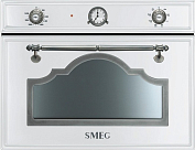 Компактный духовой шкаф с СВЧ Smeg SF4750MCBS