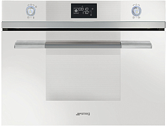 Компактный духовой шкаф с пароваркой Smeg SF4120VCB