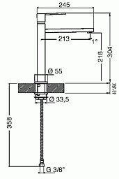 Смеситель Smeg MFQ8-IS
