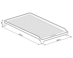 Поддон для гриля Smeg BGTR4110