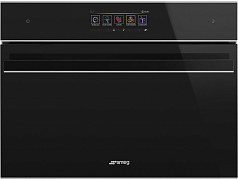 Компактный духовой шкаф с СВЧ Smeg SF4606WMCNX