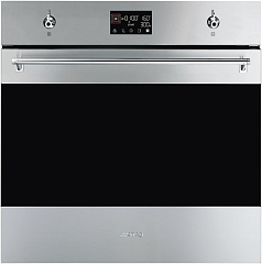 Комплект Smeg Classica нержавеющая сталь / черный (SIM3864MB, SO6302M2X)