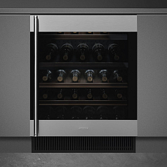 Встраиваемый холодильный шкаф для вина Smeg CVI338RX3