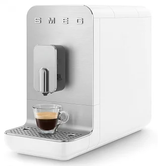 Smeg espresso coffee machine white top