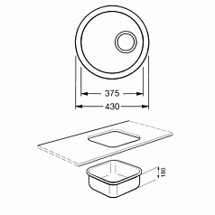 Мойка Smeg BST103P