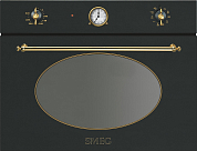 Компактный духовой шкаф с СВЧ Smeg SF4800MCA