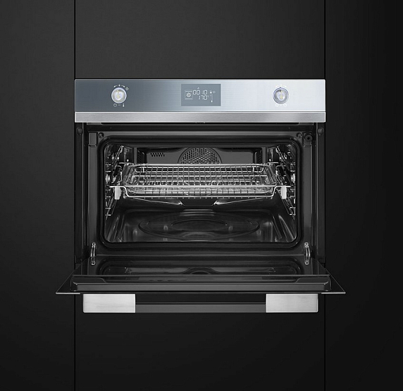 Компактный духовой шкаф с пароваркой Smeg SF4120VC preview 8