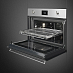 Компактный духовой шкаф с СВЧ Smeg SF4390MCX фото 6 Купить Компактный духовой шкаф с СВЧ Smeg SF4390MCX preview 6