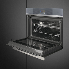 Компактный духовой шкаф Smeg SF4104WMCS