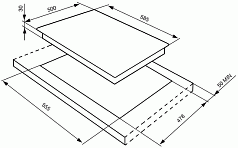 Варочная панель Smeg SER844RG4