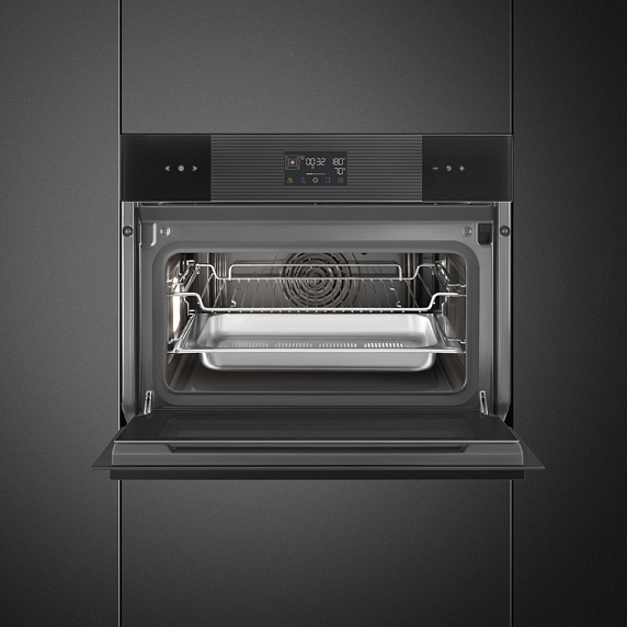 Компактный духовой шкаф с пароваркой Smeg SO4102S3B3 preview 14