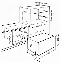 Духовой шкаф Smeg S890AMFR8