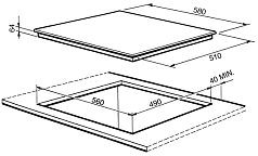 Варочная панель Smeg SI3644D