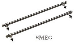 Комплект боковых релингов + логотип Smeg KITKCS-2