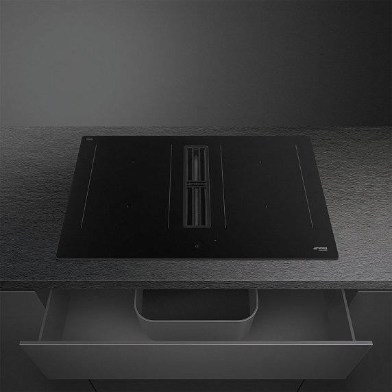Варочная панель с вытяжкой Smeg HOBD382N2 preview 3