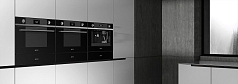 Компактный духовой шкаф с СВЧ Smeg SF4102MCN