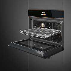 Компактный духовой шкаф Smeg SF4604MCNR
