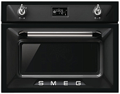Компактный духовой шкаф с пароваркой Smeg SF4920VCN