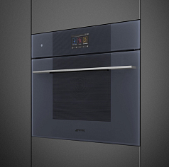 Компактный духовой шкаф с пароваркой Smeg SO4104APG