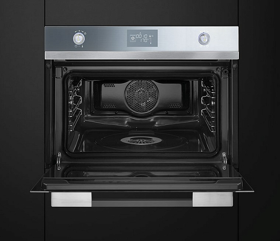 Компактный духовой шкаф с пароваркой Smeg SF4120VC preview 3