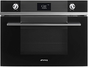 Компактный духовой шкаф с СВЧ Smeg SF4102MCN