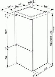 Холодильник Smeg FA800P9