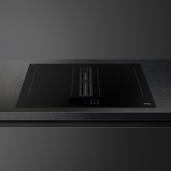 Варочная панель с вытяжкой Smeg HOBD382N2 preview 5
