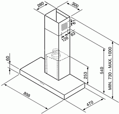 Вытяжка Smeg KSE912BX3