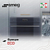 Купить Компактный духовой шкаф с пароваркой Smeg SO4102S3G preview 5