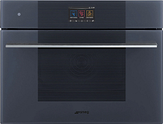 Комплект Smeg Linea стекло Neptune grey (CMS4104GRU, SO4104S4PG)