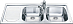 Мойка Smeg LXP116S фото 1 Купить Мойка Smeg LXP116S preview 1