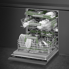 Встраиваемая посудомоечная машина Smeg STL7324AQLLW