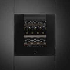 Встраиваемый холодильный шкаф для вина Smeg CVI129B3