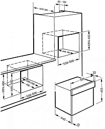 Встраиваемая микроволновая печь Smeg S45MX2