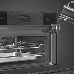 Компактный духовой шкаф с пароваркой Smeg SO4102S3B3