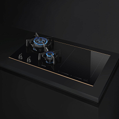 Комбинированная варочная панель Smeg PM6721WLDR