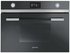 Компактный духовой шкаф с пароваркой Smeg SF4120VCN