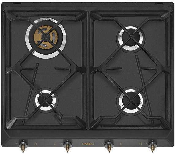 Комплект Smeg Coloniale черный (SRV864AOGH, SF800AO) preview 2