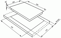 Варочная панель Smeg SER844AV9