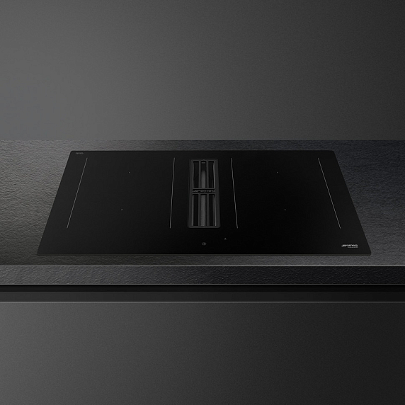 Варочная панель с вытяжкой Smeg HOBD382N2 preview 2